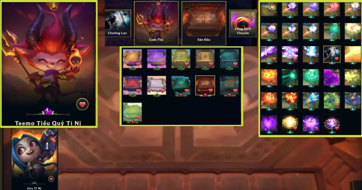 TEEMO TIỂU QUỶ + ITEM CŨ